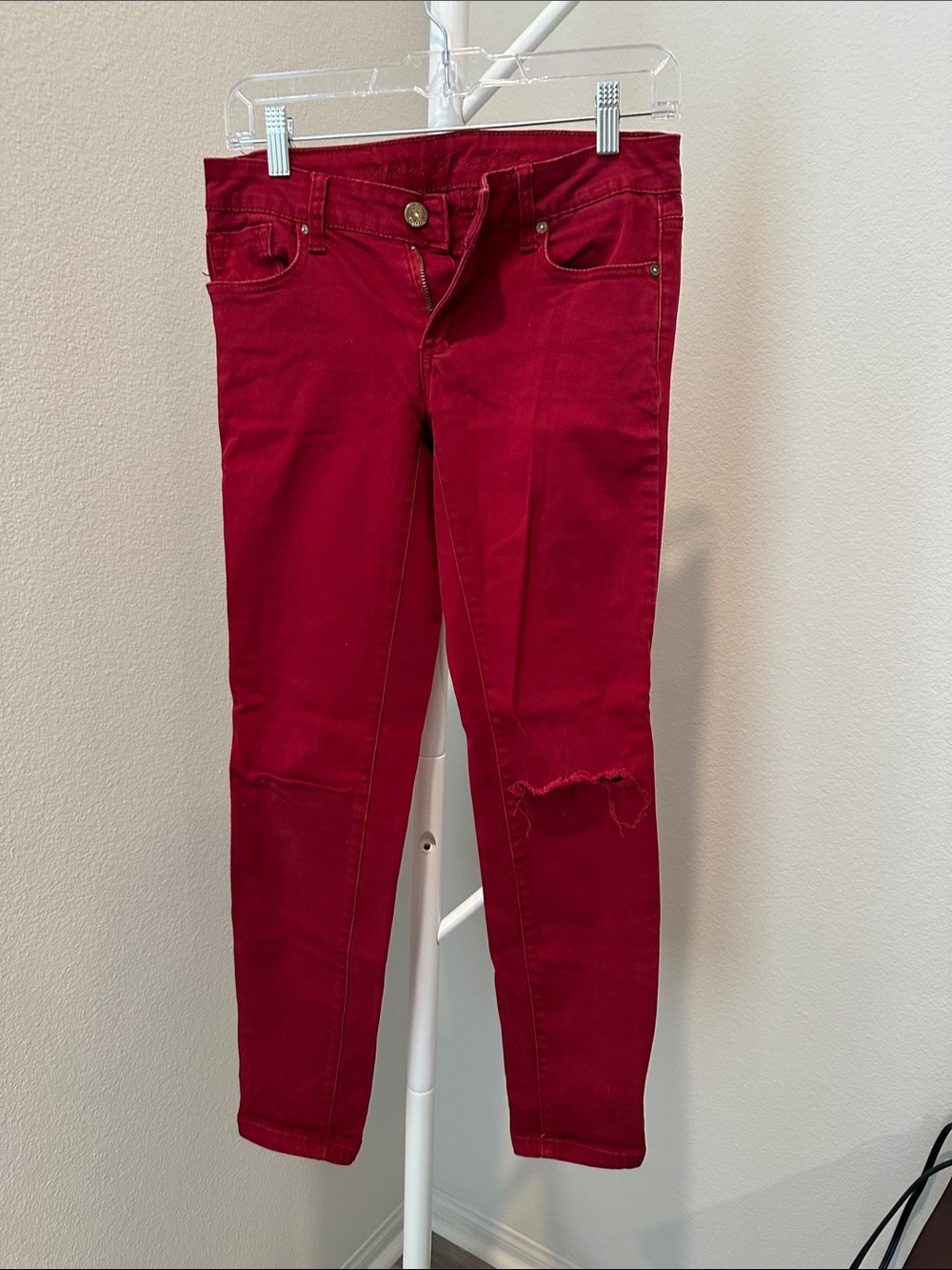 Buffalo David Bitton Women’s Burgundy Skinny Jeans
